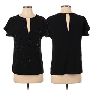 ✧ Black shimmery blouse